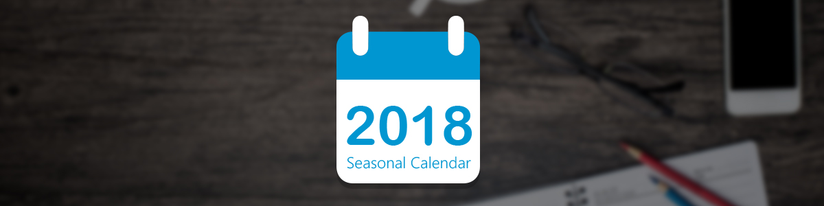 2018 Seasonal Calendar - Performance Marketing Events | Tradedouber